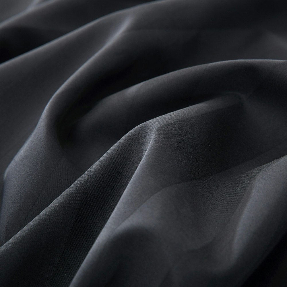Dreamaker Kensington 600TC 100% Cotton Jacquard Stripe Quilt Cover Set Charcoal
