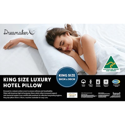 Dreamaker King Size Hotel Luxury Pillow