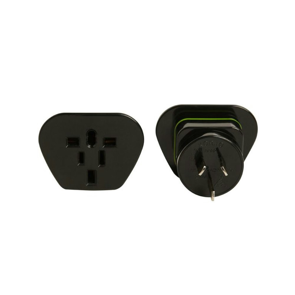 KORJO UK and USA to AU Power Travel Adaptor both sides