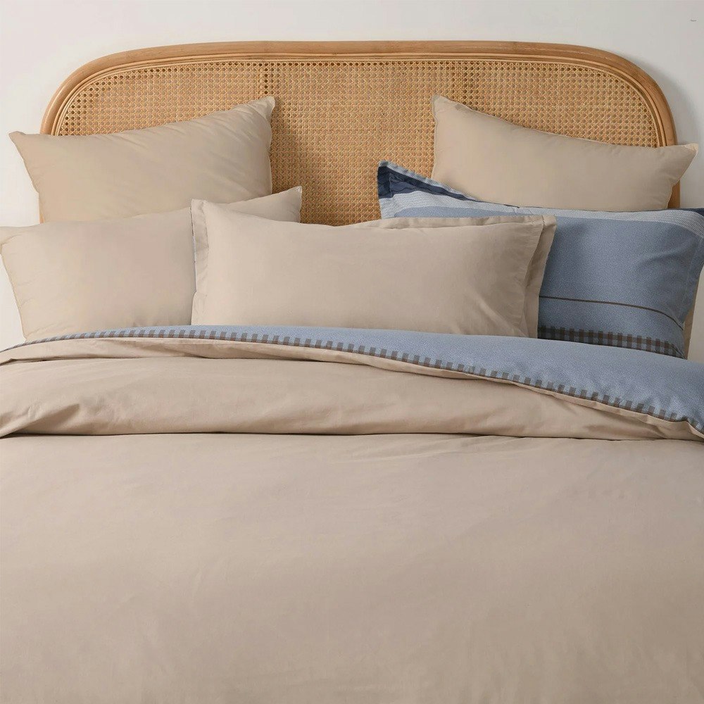Dreamaker Kumiko 100% Cotton Reversible Quilt Cover Set