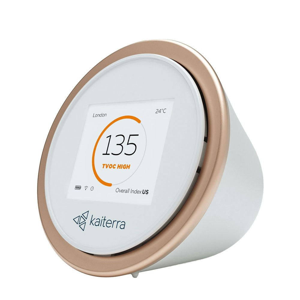 Kaiterra Laser Egg Particle and Chemical Air Quality Monitor Left View