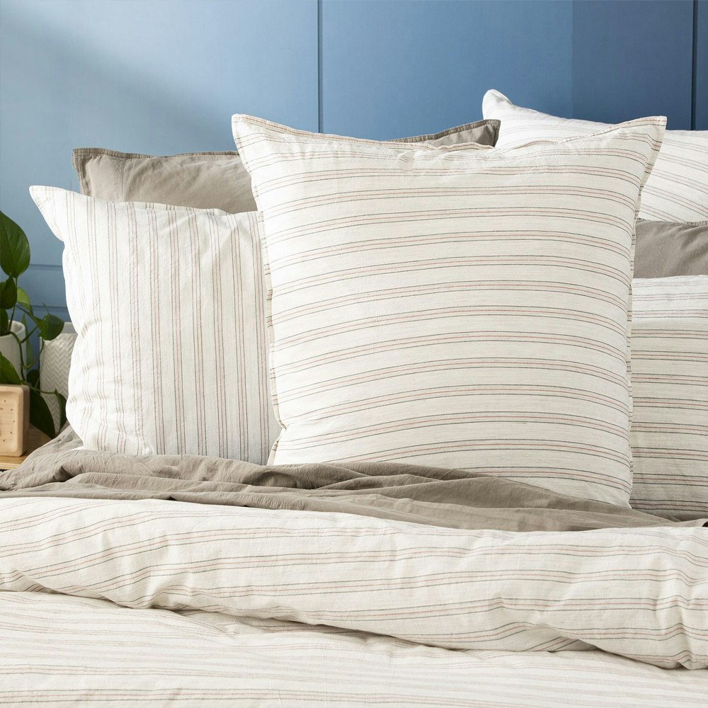 Renee Taylor Leo Yarn Dyed Vintage Washed Cotton Quilt Cover Set