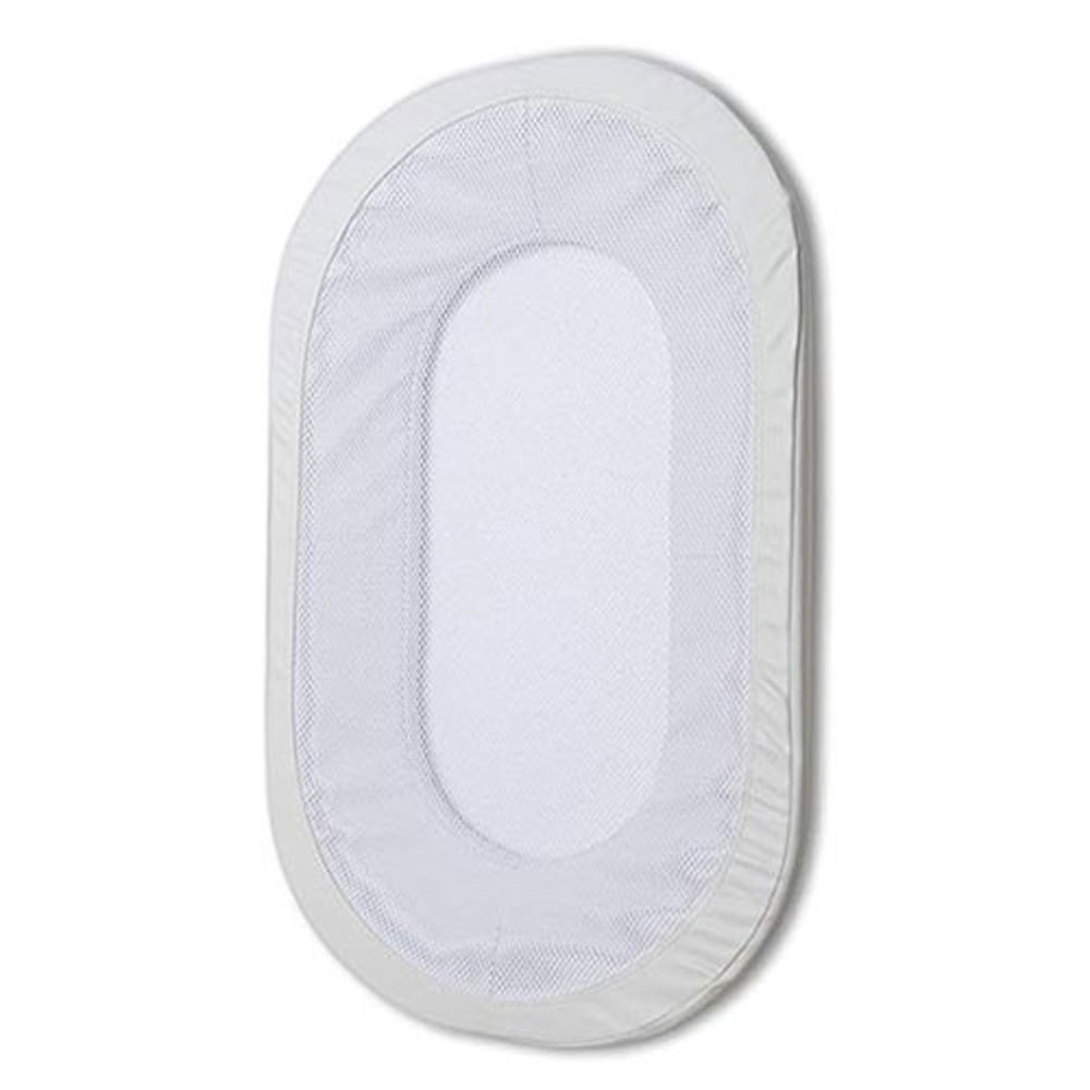 Oval memory clearance foam bassinet mattress