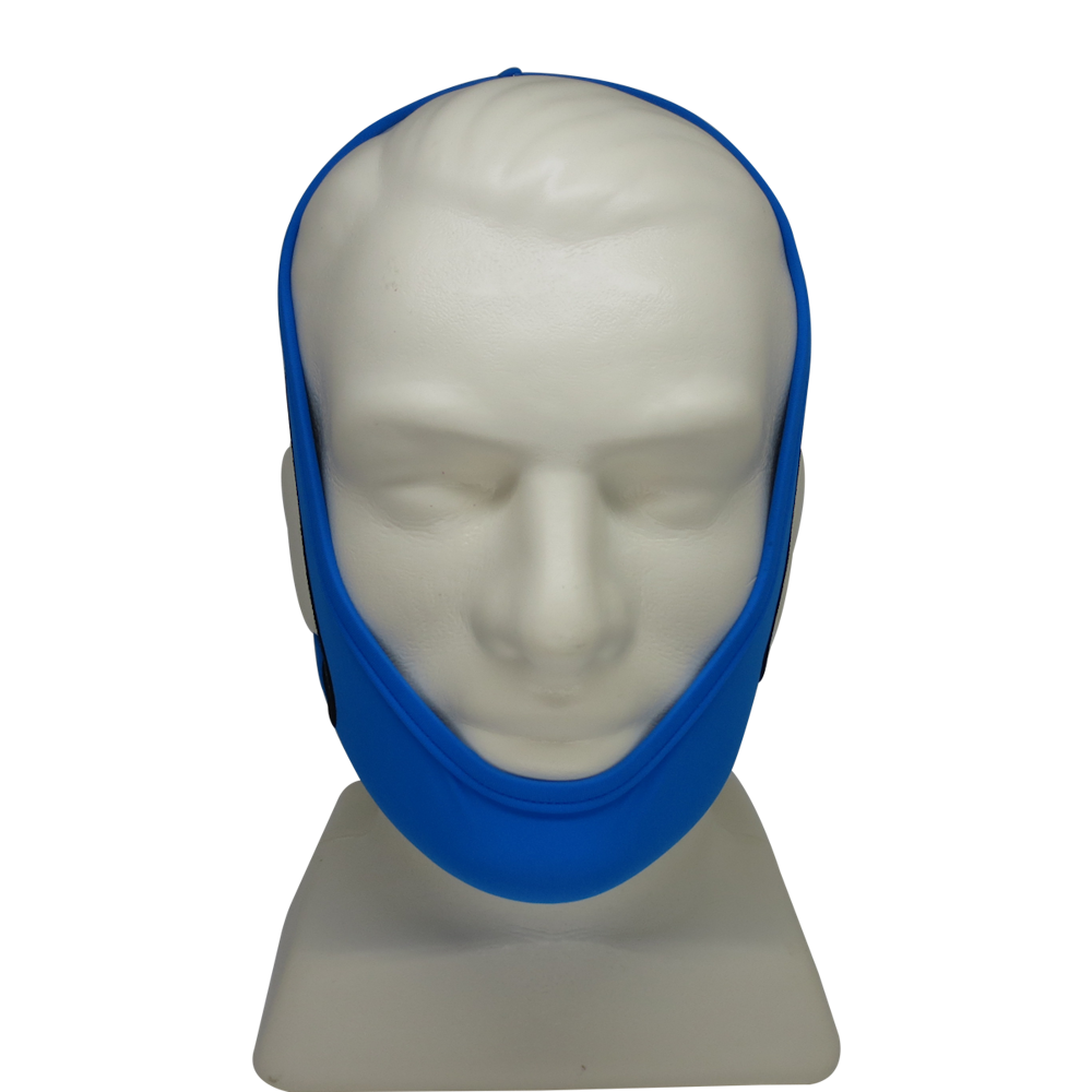 Light Blue Anti Snoring Chin Strap front