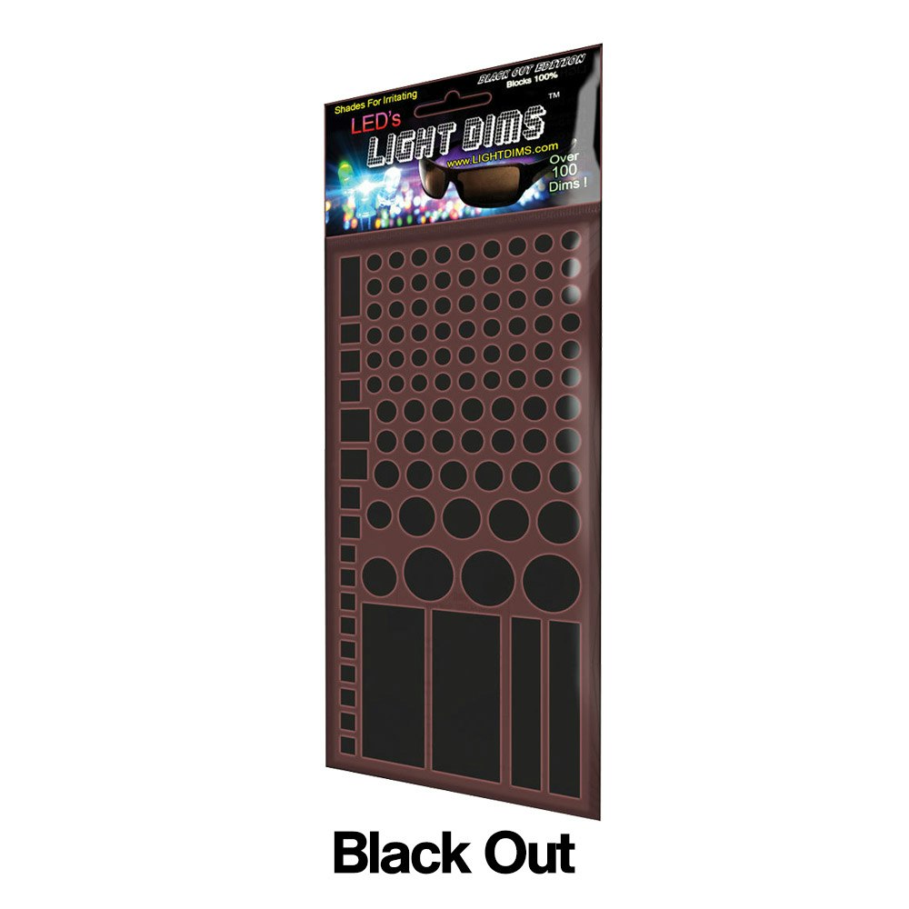 LED Light Blocking Stickers(4 Sheets), LED Light Blackout Sticker