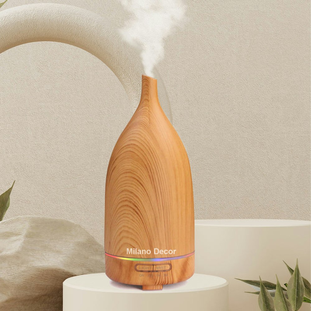 Wood Grain Whisper Ultrasonic Aroma Diffuser 3