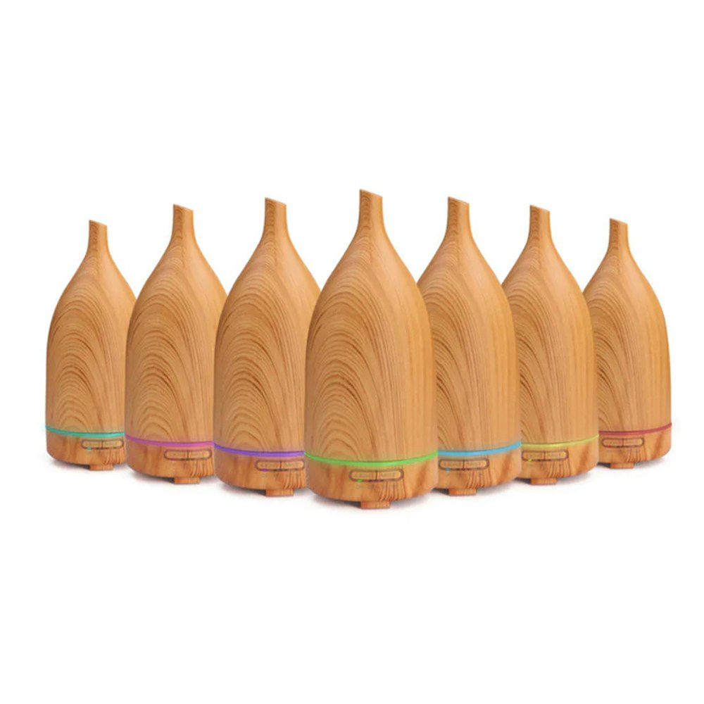 Wood Grain Whisper Ultrasonic Aroma Diffuser 4