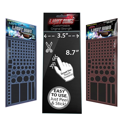 Light Reducing Stickers for Electronic Displays Value Pack