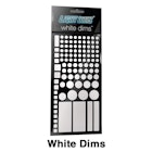 Light Reducing Stickers for Electronic Displays White Dims