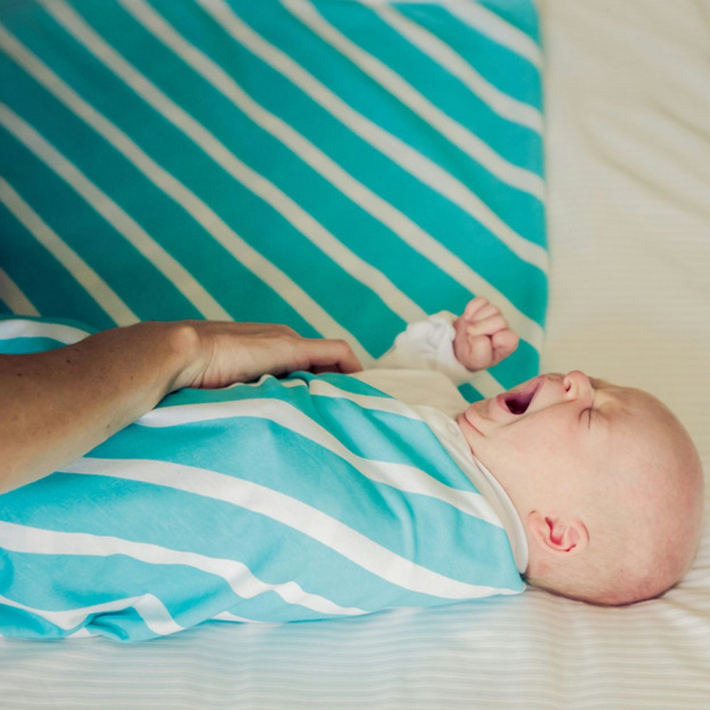 Lil Fraser Collection Jamie Baby Wrap White and Taupe