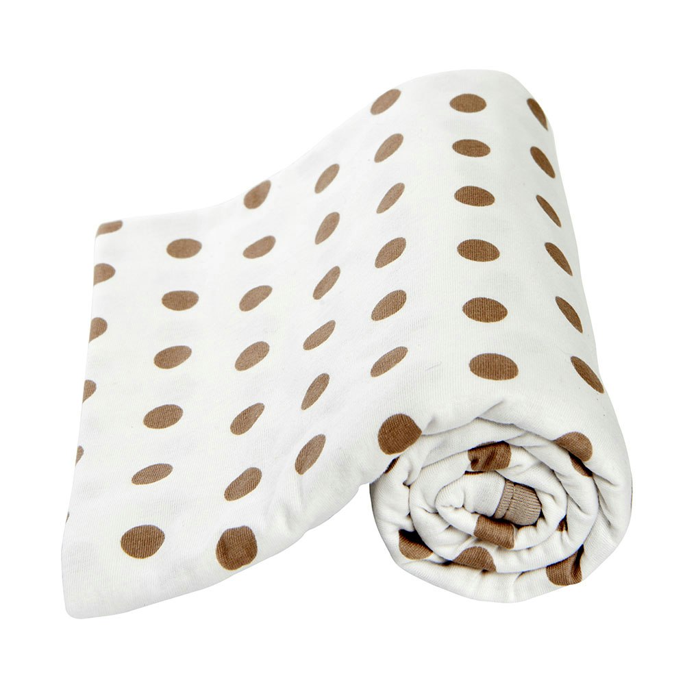 Lil Fraser Collection Jamie Baby Wrap White and Taupe1