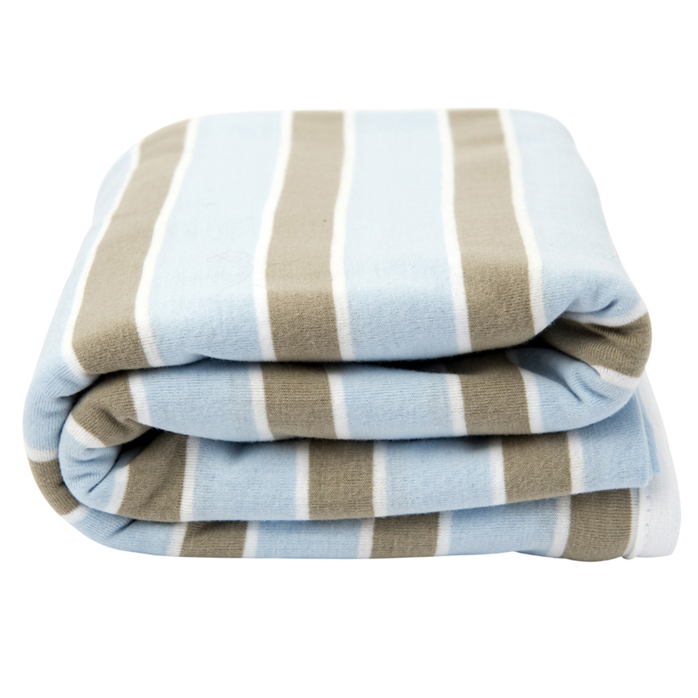Lil Fraser Collection Oscar Baby Wrap Pale Blue and Beige