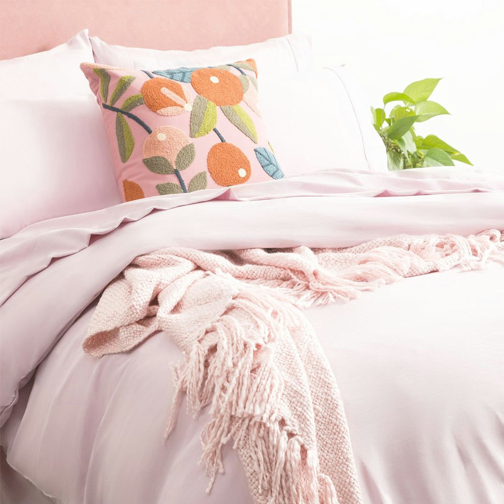 Ddecor Home Ultra Plush Vintage Washed Microfiber Quilt Cover Set
