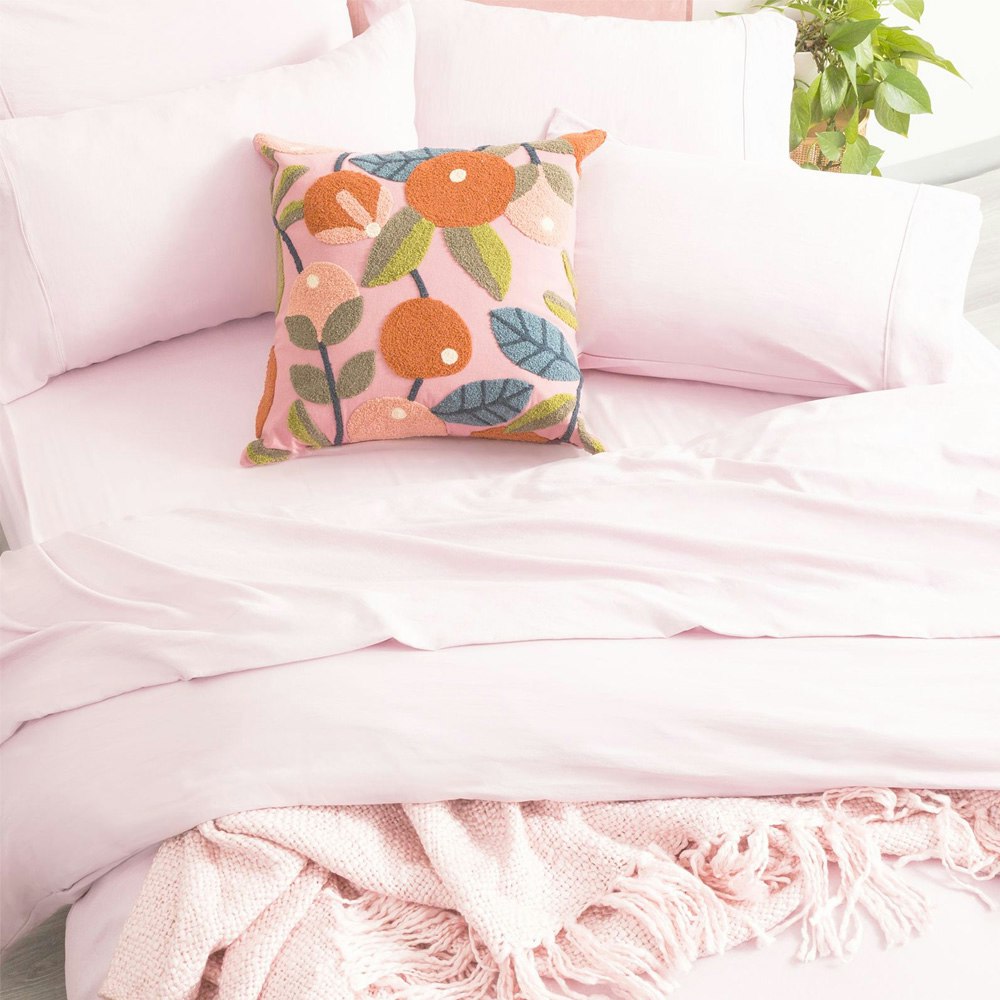 Ddecor Home Ultra Plush Vintage Washed Microfiber Quilt Cover Set