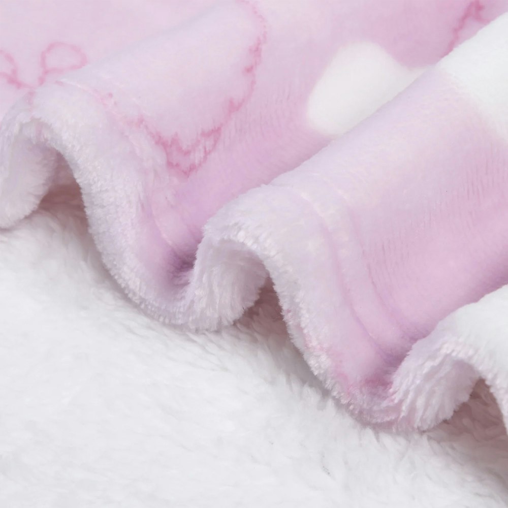 UGGOWEAR Giant Hoodie Llama Face Light Pink