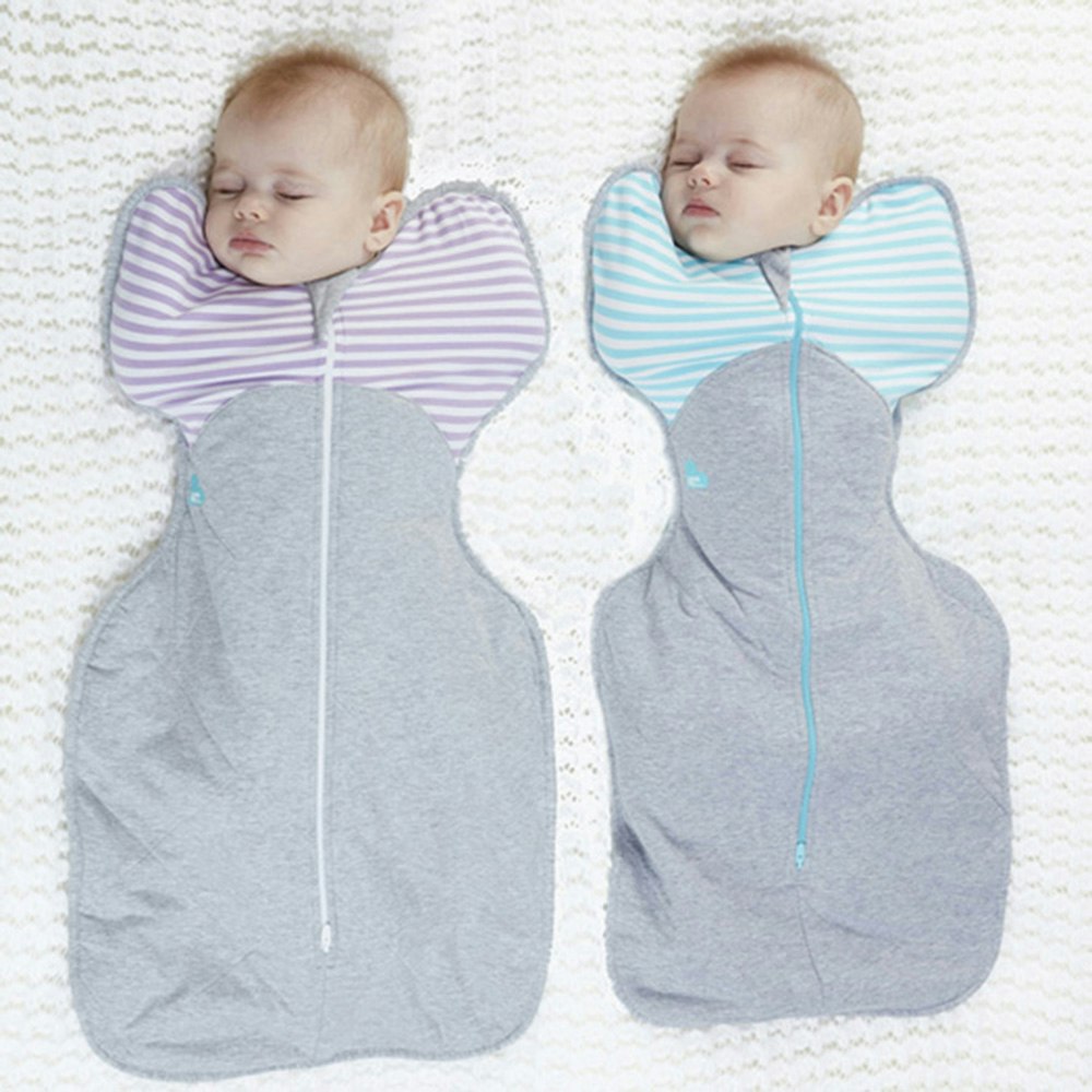 Love to Dream Swaddle Up Winter Warm Baby Swaddle 2.5 Tog Lilac Turquoise