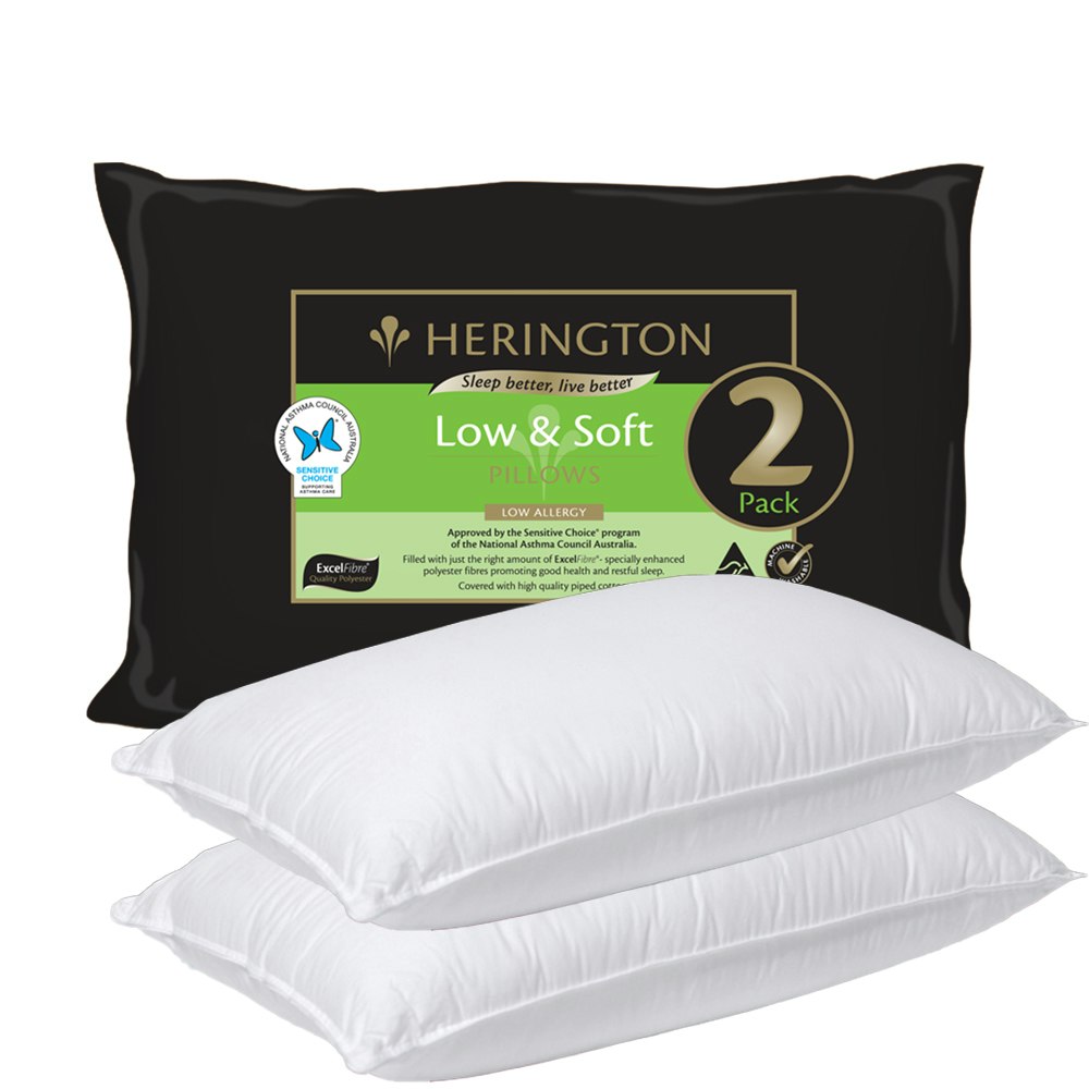 Herington Non Gusseted Pillow Low and Soft Lifestyle