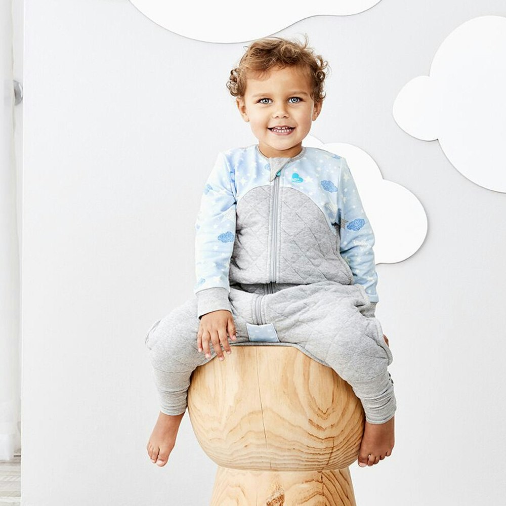Love to Dream Sleep Suit Winter Warm 2.5 Tog Blue Lifestyle 2