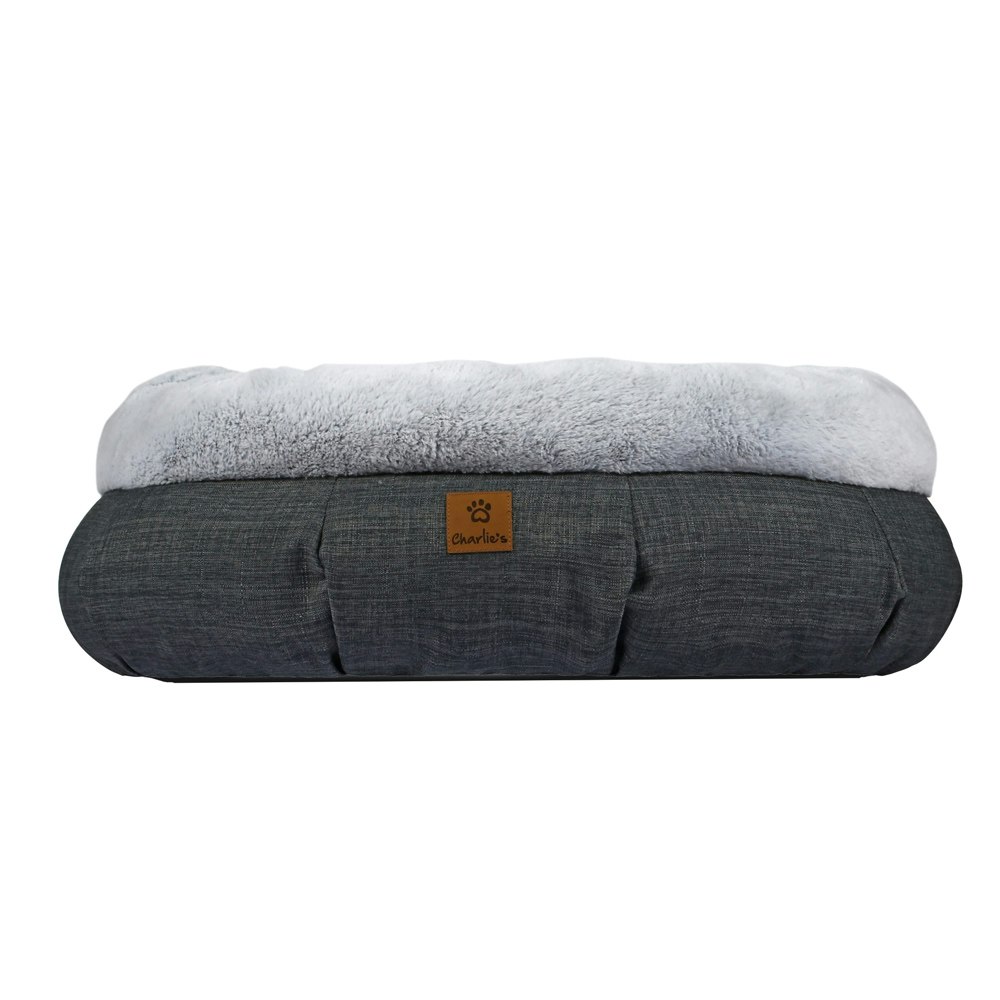 Charlie's Pet Luxury Plush Round Bed