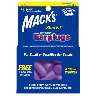 Mack's Safe Sound Slim Fit Soft Foam Ear Plugs