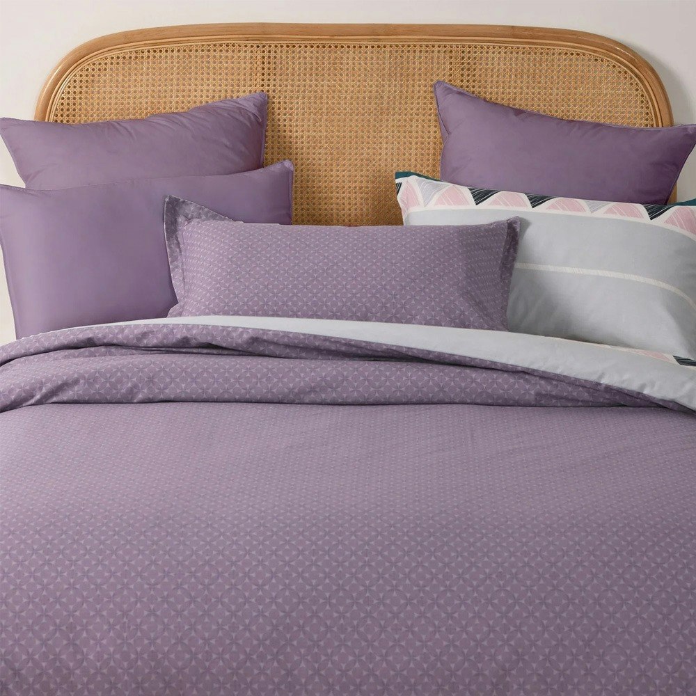 Dreamaker Maddison 100% Cotton Reversible Quilt Cover Set