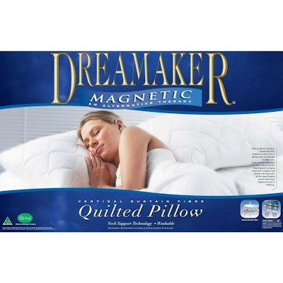 Dreamaker Magnetic Therapy Support Quilted Pillow