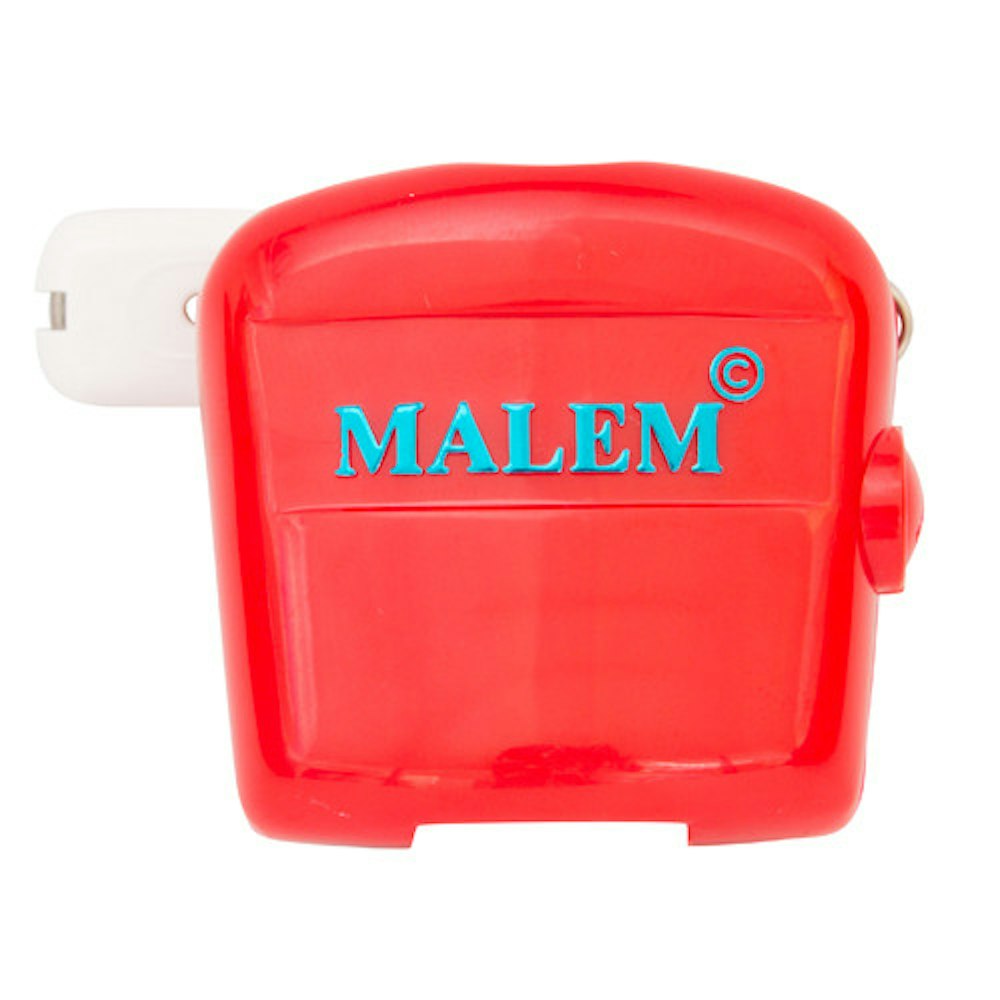 Malem_M03-Red-Compact_Bedwetting_Alarm_Front_Safety_Pin