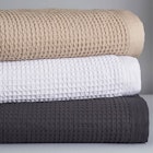 Logan and Mason Cotton Waffle Blanket