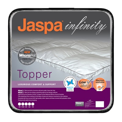 Jaspa Infinity MicroPol 600 GSM Mattress Topper