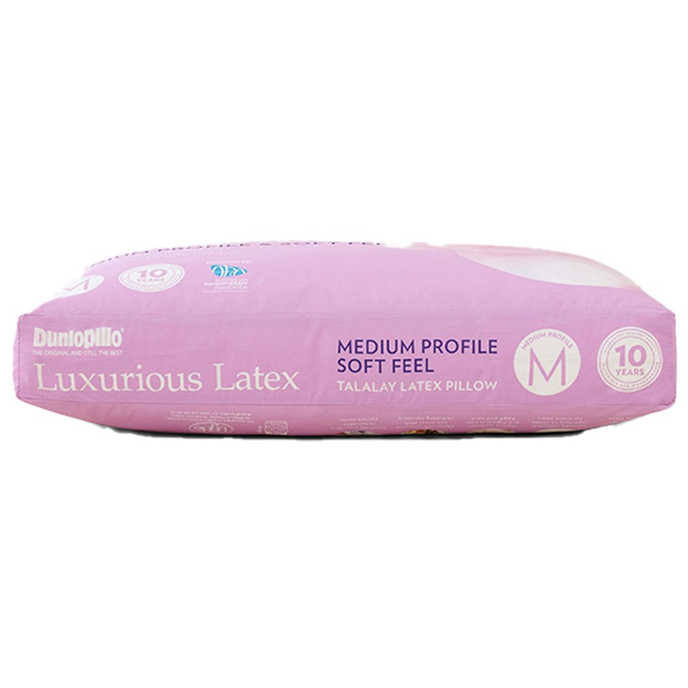 Dunlopillo Luxurious Latex Pillow Medium Profile and Soft Feel