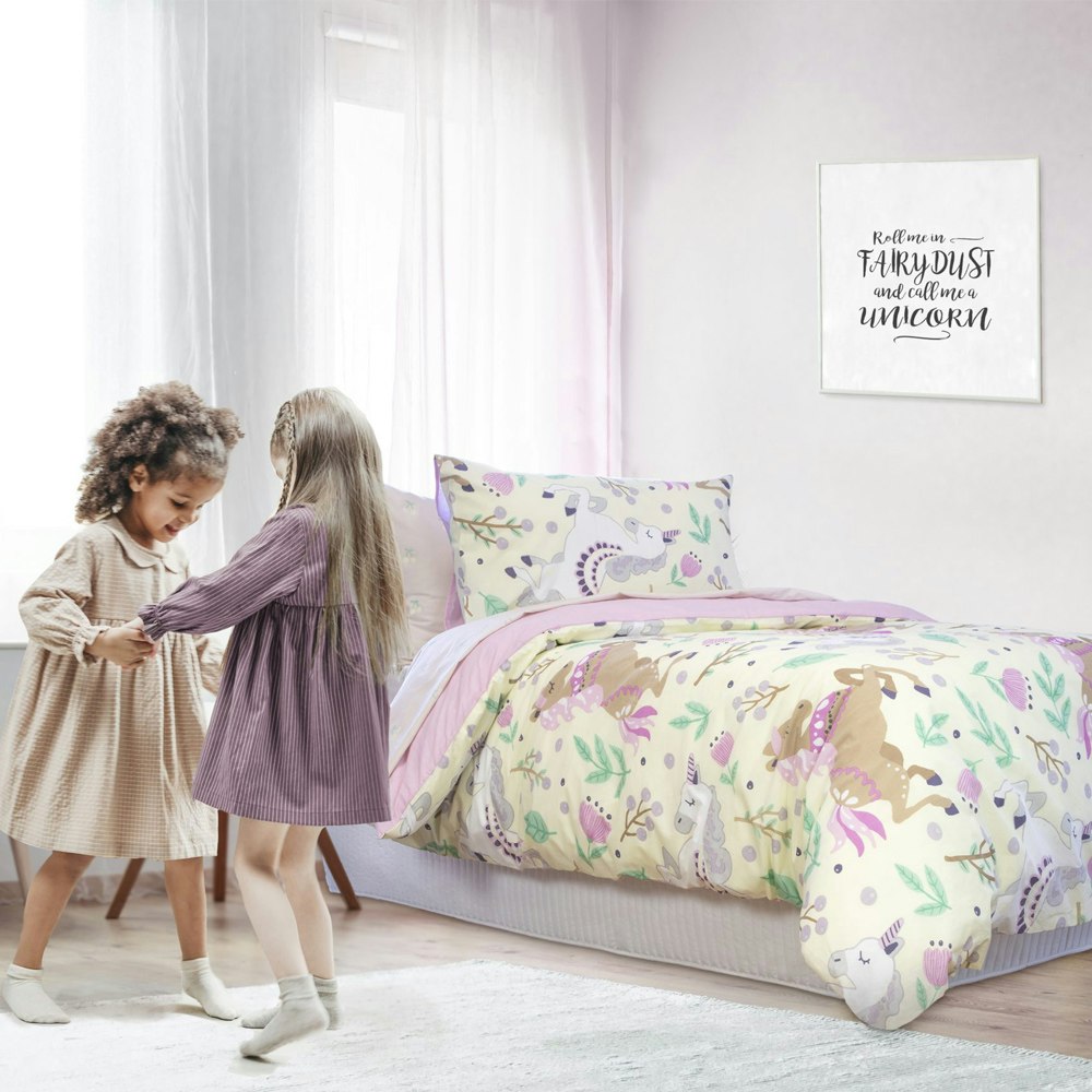 Jelly Bean Kids Merideth Quilt Cover Set