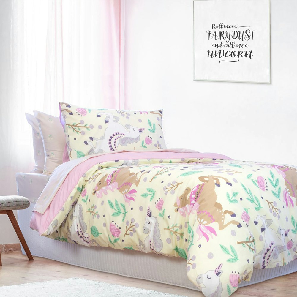 Jelly Bean Kids Merideth Quilt Cover Set
