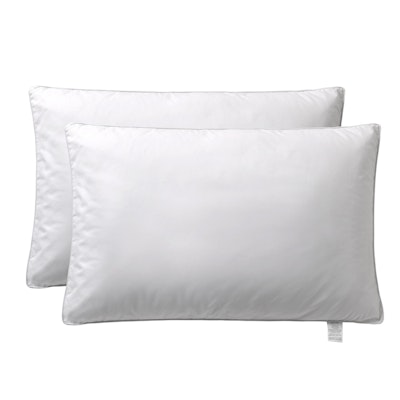 Dreamaker Microfibre Medium Profile Twin Pack Pillow