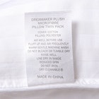 Dreamaker Microfibre Pillow Standard Twin Pack