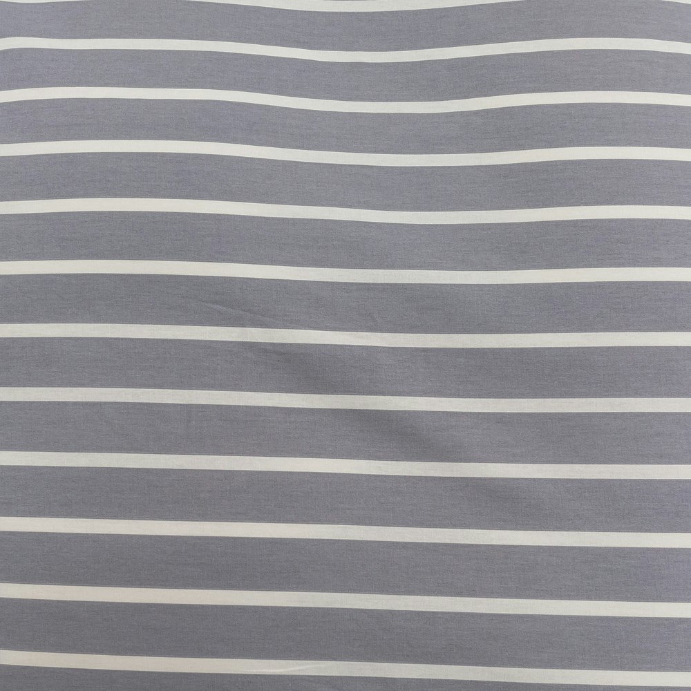 Dreamaker Miller Stripe 100% Cotton Reversible Quilt Cover Set