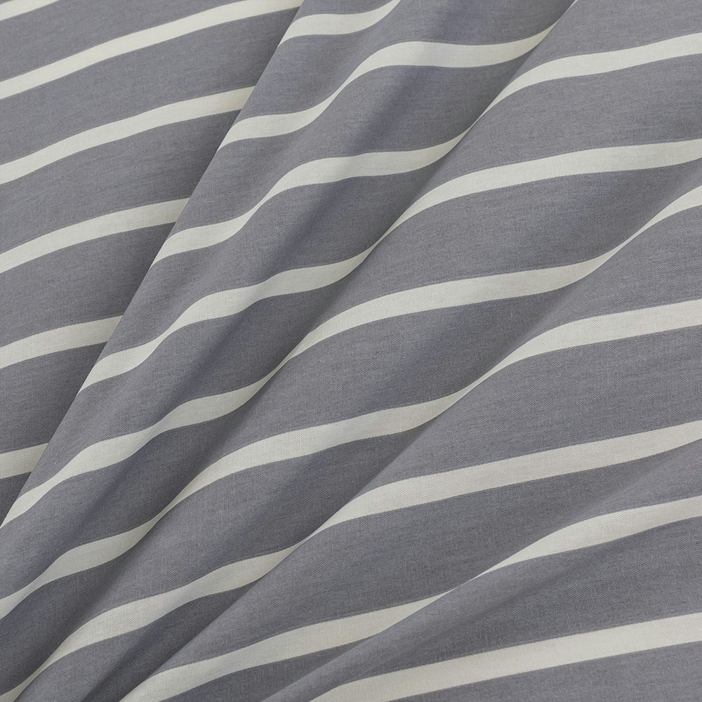 Dreamaker Miller Stripe 100% Cotton Reversible Quilt Cover Set