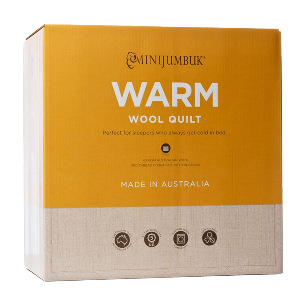 MiniJumbuk Warm Australian Wool Quilt 