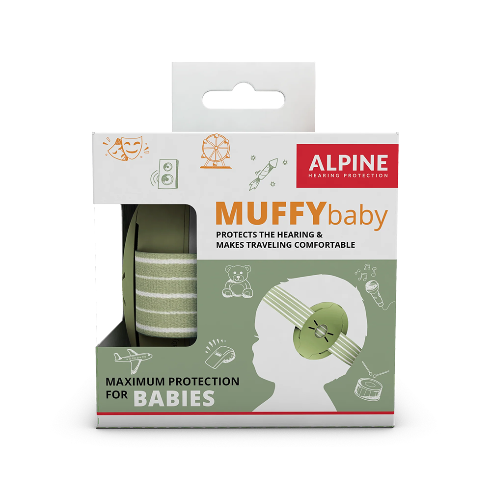 Alpine Muffy Baby Earmuffs Green