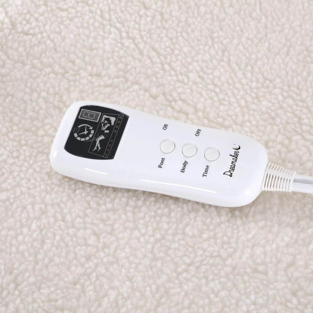 Dreamaker Fleece Top Multizone Electric Blanket