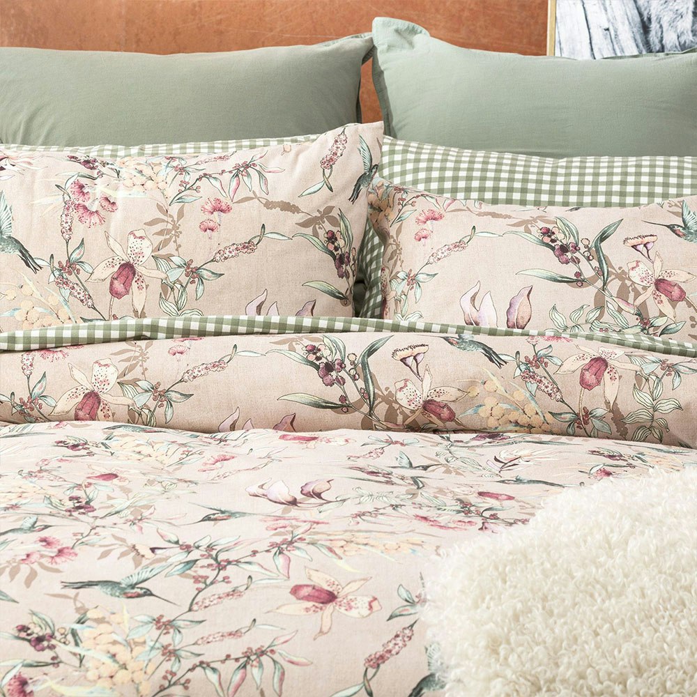Park Avenue Native Egyptian Cotton Flannelette Quilt Cover Set Texture