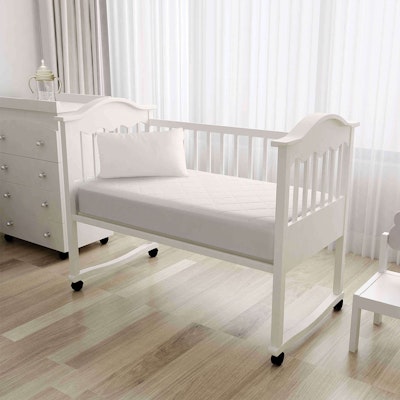 Natural Home Bamboo Cot Quilted Mattress Protector