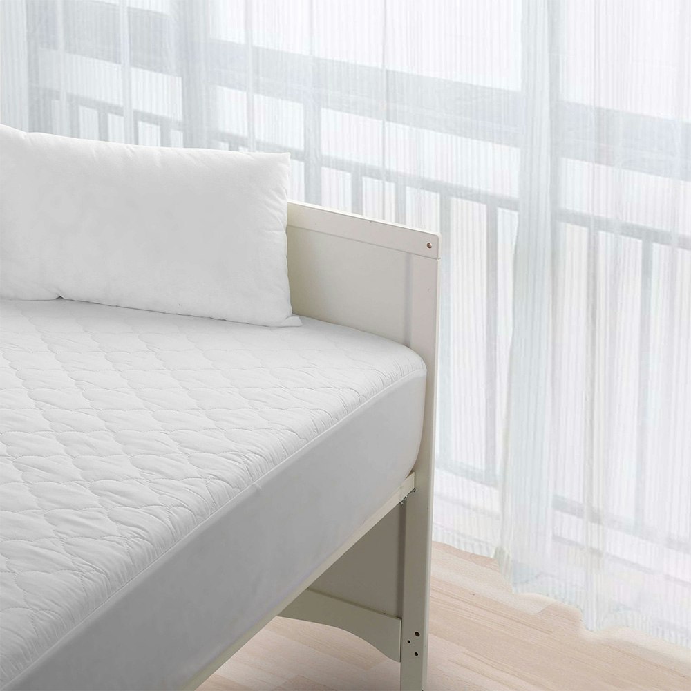 Natural Home Cotton Cot Quilted Mattress Protector 3