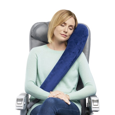 Travelrest All In One Ultimate Travel Pillow with Cover Navy