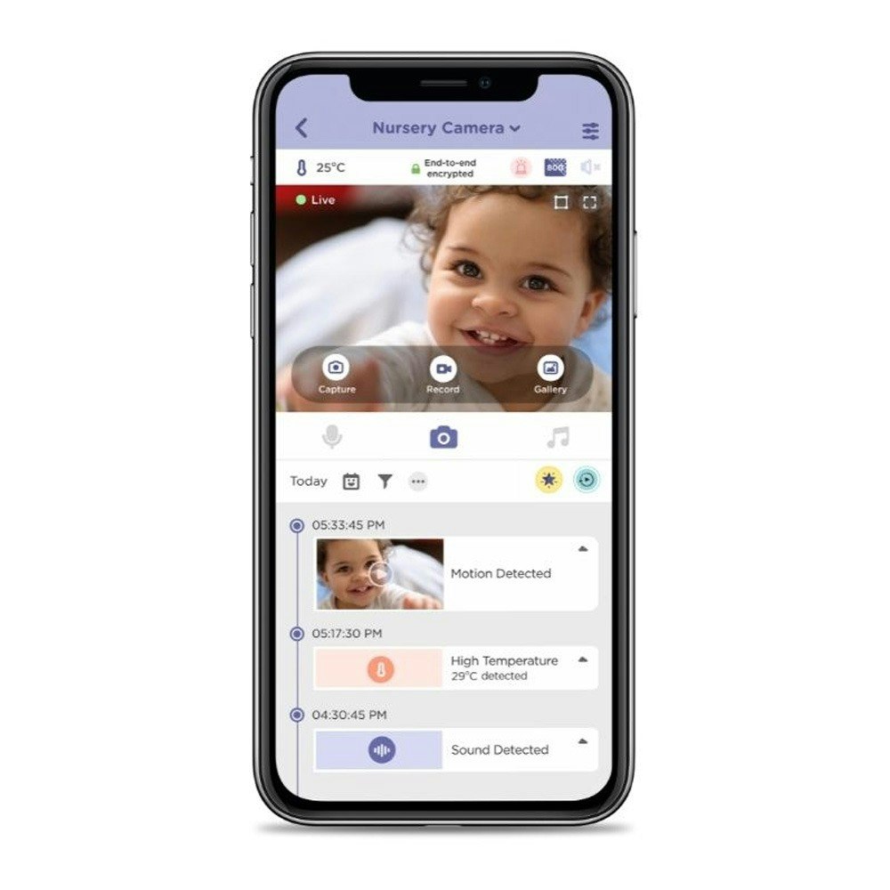 Oricom Smart 5 Inch Touchscreen Nursery Pal Baby Monitor