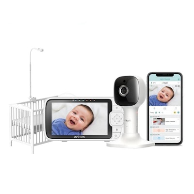 Oricom 5 inch Smart HD Nursery Pal Skyview Baby Monitor With Cot Stand