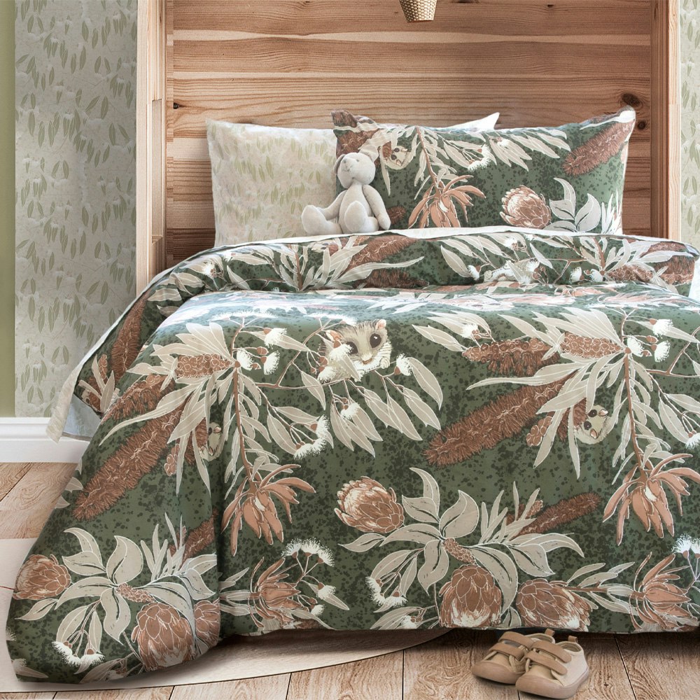 Jelly Bean Kids Olive Bush Baby Quilt Cover Set 2