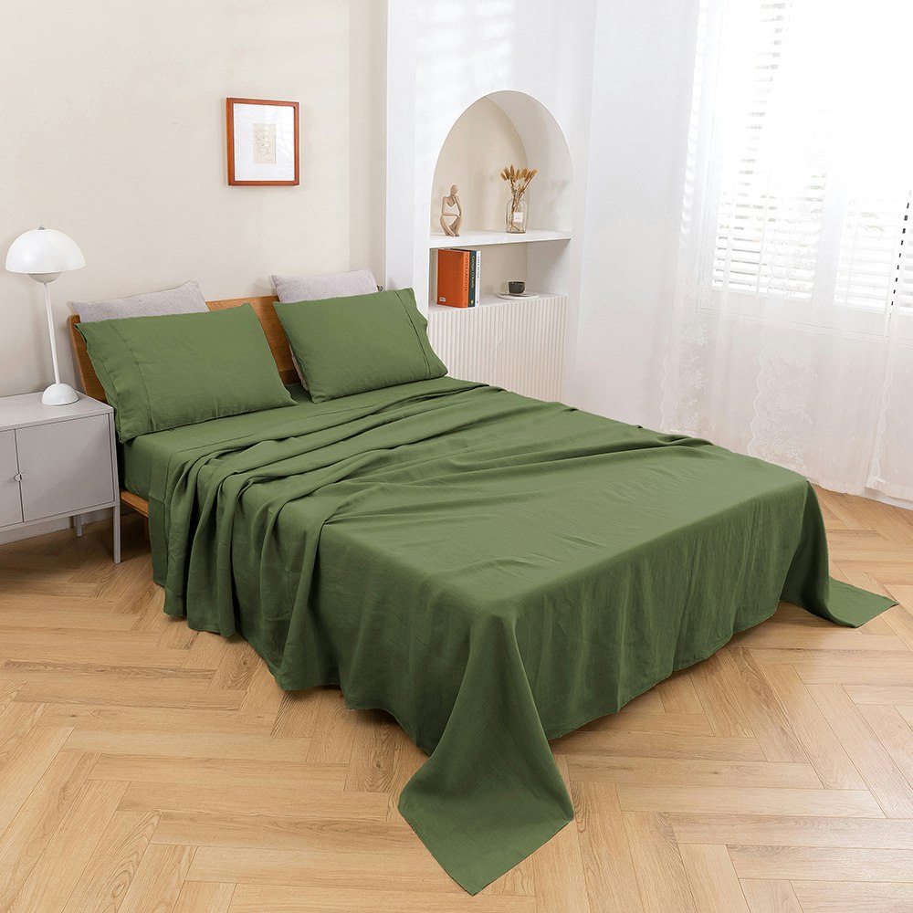 Natural Home Vintaged Hemp Sheet Set