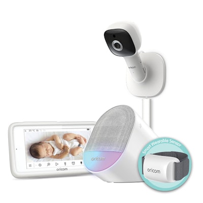 Oricom Guardian Pro Wearable Sleep Tracker and Video Baby Monitor