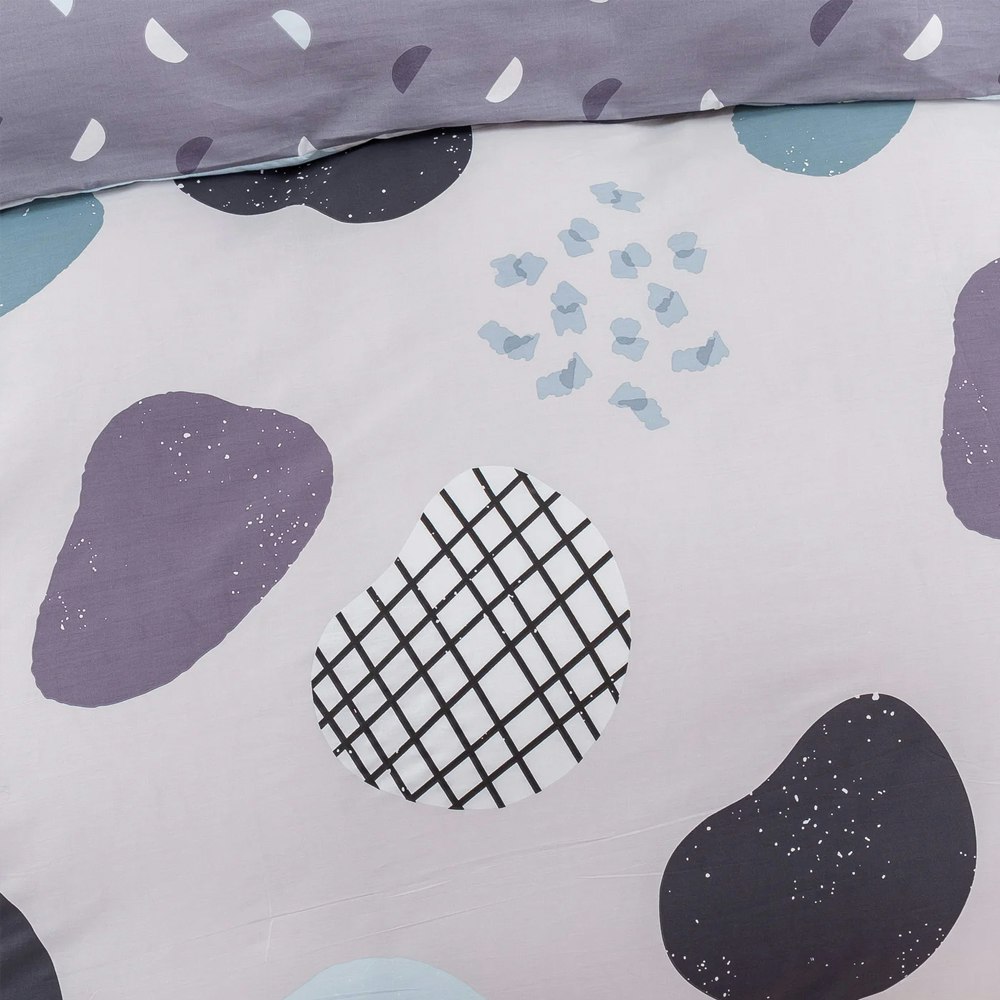 Dreamaker Orion 100% Cotton Reversible Quilt Cover Set
