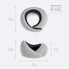 OstrichPillow Go Travel Pillow Size